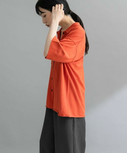 KBF / ケービーエフ ニット・セーター | 『WEB限定』ルーズシルエットニットシャツ | 詳細5