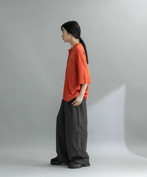 KBF / ケービーエフ ニット・セーター | 『WEB限定』ルーズシルエットニットシャツ | 詳細6
