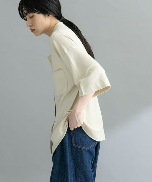KBF / ケービーエフ ニット・セーター | 『WEB限定』ルーズシルエットニットシャツ | 詳細24