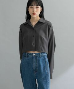 KBF / ケービーエフ シャツ・ブラウス | 『WEB限定』オープンカラーシャツ