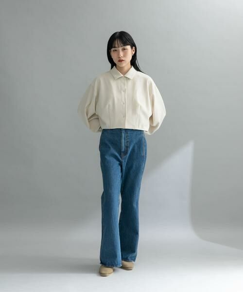 KBF / ケービーエフ シャツ・ブラウス | 『WEB限定』オープンカラーシャツ | 詳細4