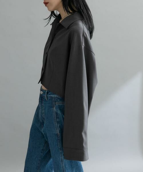 KBF / ケービーエフ シャツ・ブラウス | 『WEB限定』オープンカラーシャツ | 詳細10