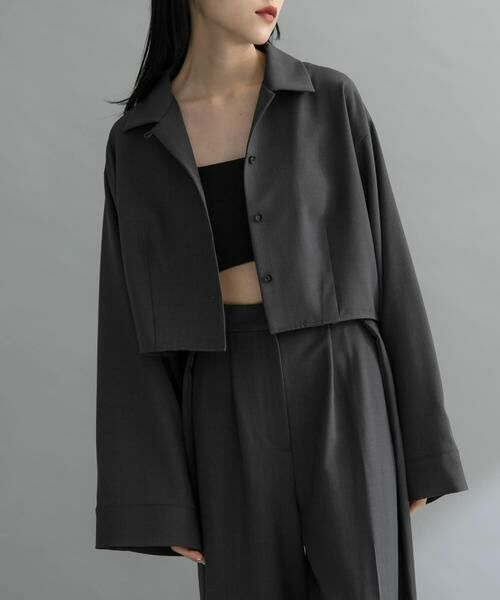 KBF / ケービーエフ シャツ・ブラウス | 『WEB限定』オープンカラーシャツ | 詳細12