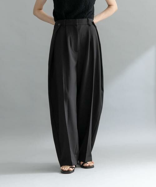 KBF / ケービーエフ その他パンツ | 『WEB限定』フォールドアップカーブパンツ(ブラック)