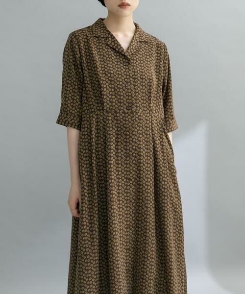 KBF / ケービーエフ ワンピース | 『WEB限定』オープンカラーワンピース | 詳細1