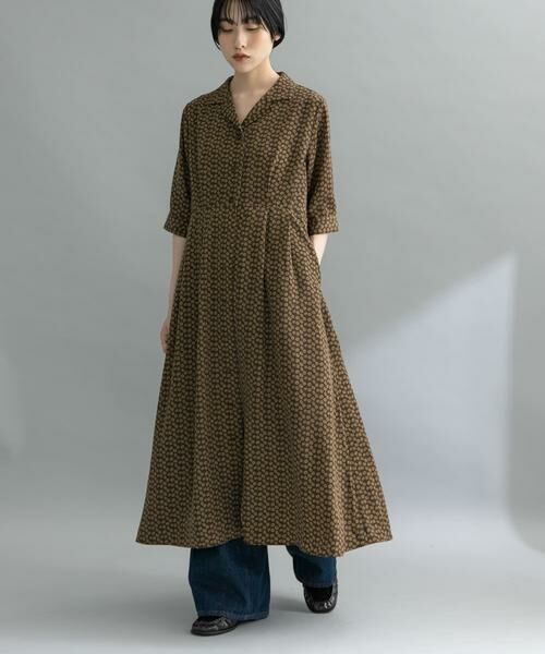 KBF / ケービーエフ ワンピース | 『WEB限定』オープンカラーワンピース | 詳細5