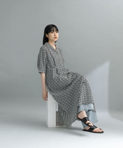 KBF / ケービーエフ ワンピース | 『WEB限定』オープンカラーワンピース | 詳細18