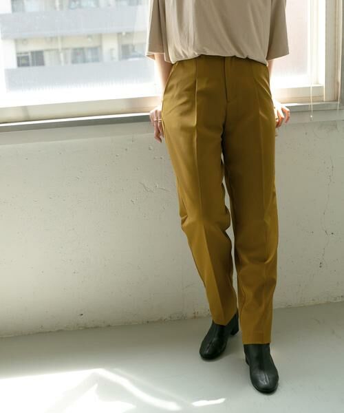 KBF / ケービーエフ その他パンツ | illi　ワンタックスリムテーパードパンツ | 詳細3