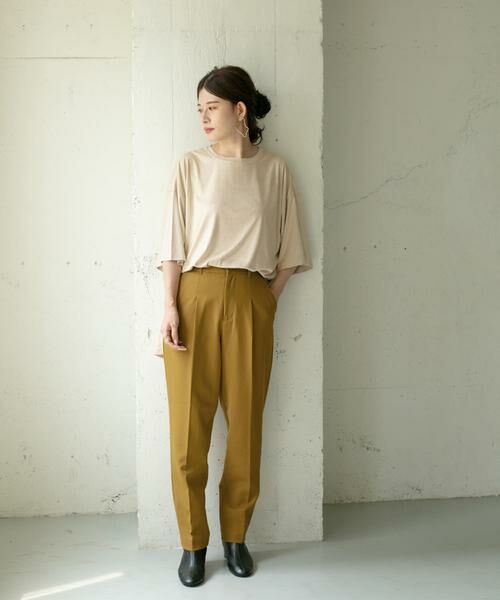 KBF / ケービーエフ その他パンツ | illi　ワンタックスリムテーパードパンツ | 詳細4