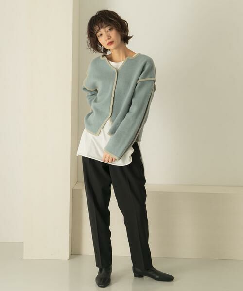 KBF / ケービーエフ その他パンツ | illi　ワンタックスリムテーパードパンツ | 詳細25