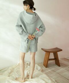 KBF / ケービーエフ ショート・ハーフ・半端丈パンツ | カールヤーンニットショートパンツ