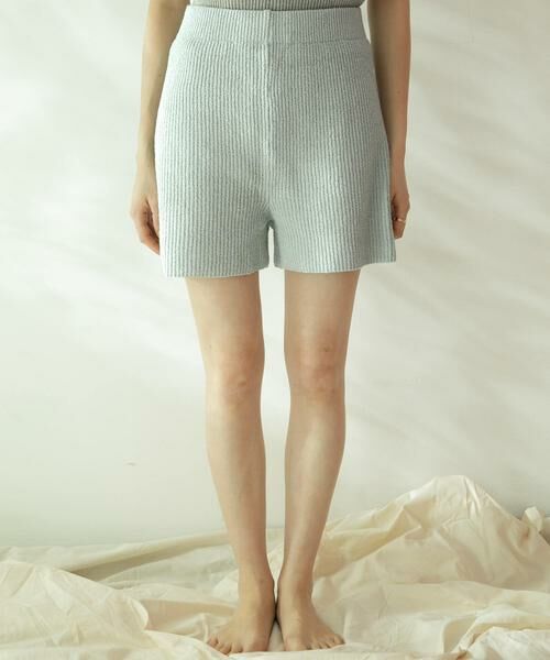 KBF / ケービーエフ ショート・ハーフ・半端丈パンツ | カールヤーンニットショートパンツ | 詳細9