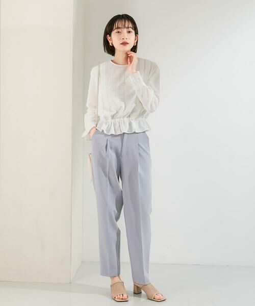 KBF / ケービーエフ その他パンツ | illi　ワンタックスリムテーパードパンツ | 詳細6