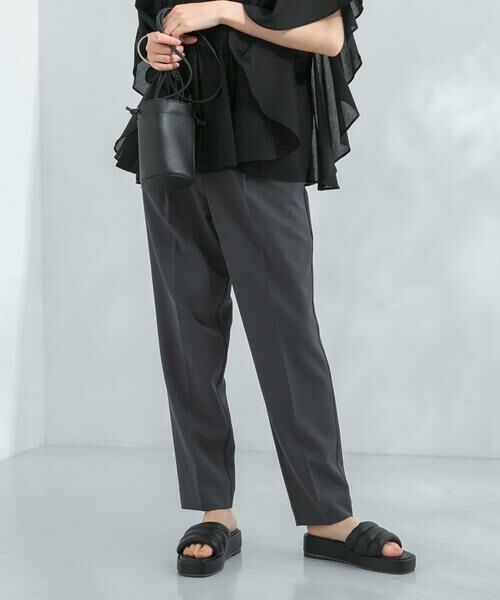 KBF / ケービーエフ その他パンツ | illi　ワンタックスリムテーパードパンツ | 詳細15