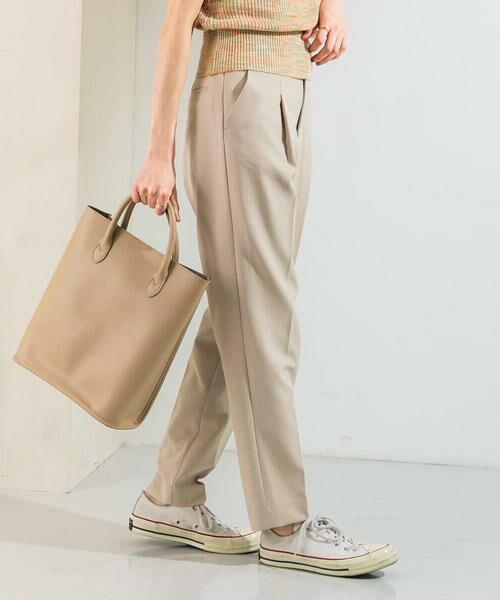 KBF / ケービーエフ その他パンツ | illi　ワンタックスリムテーパードパンツ | 詳細26