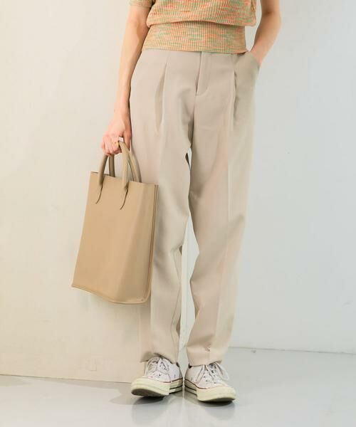 KBF / ケービーエフ その他パンツ | illi　ワンタックスリムテーパードパンツ | 詳細27