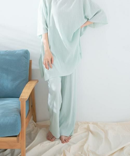 KBF / ケービーエフ その他パンツ | コットンタッチプリーツパンツ | 詳細1