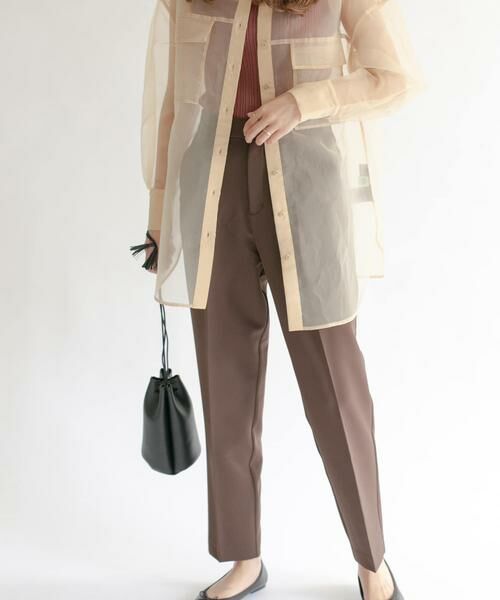 KBF / ケービーエフ その他パンツ | illi ワンタックスリムテーパードパンツ | 詳細8