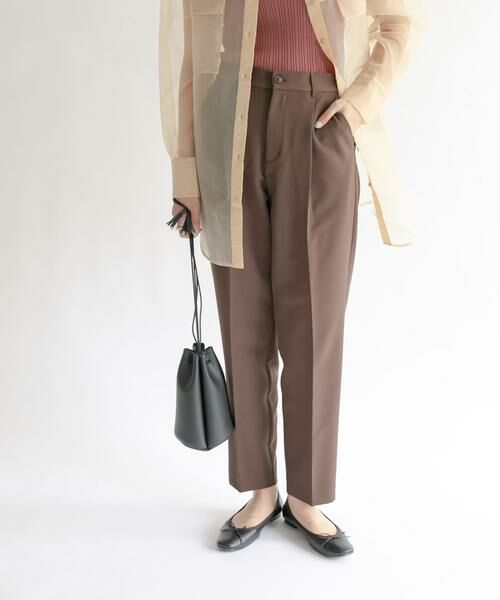 KBF / ケービーエフ その他パンツ | illi ワンタックスリムテーパードパンツ | 詳細9