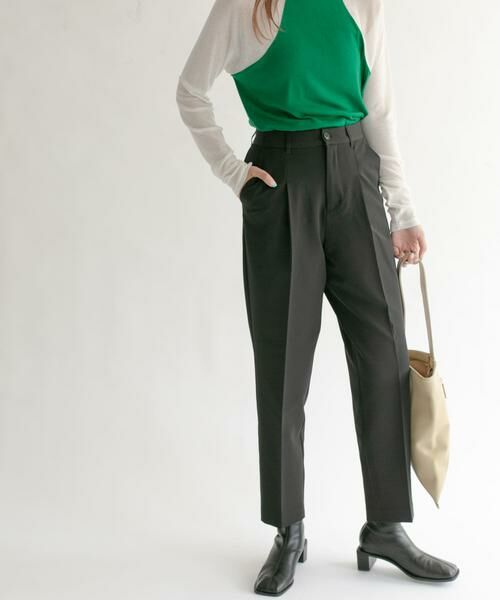 KBF / ケービーエフ その他パンツ | illi ワンタックスリムテーパードパンツ | 詳細16