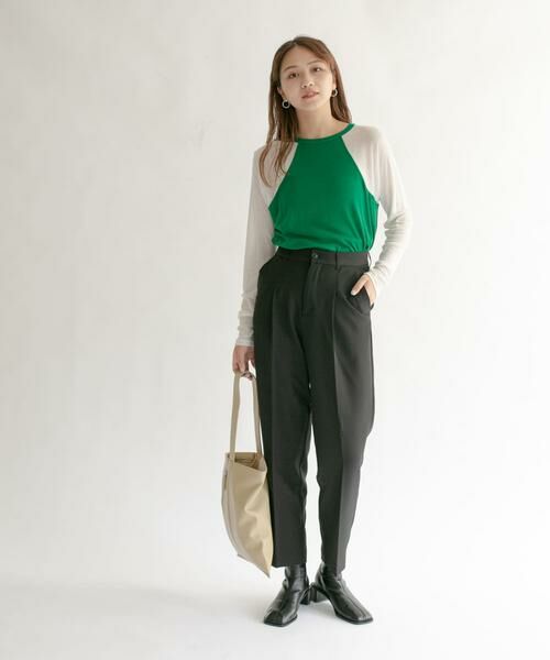 KBF / ケービーエフ その他パンツ | illi ワンタックスリムテーパードパンツ | 詳細19
