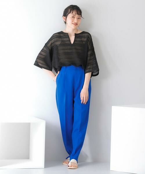 KBF / ケービーエフ その他パンツ | illi　ワンタックセンタープレスパンツ | 詳細5