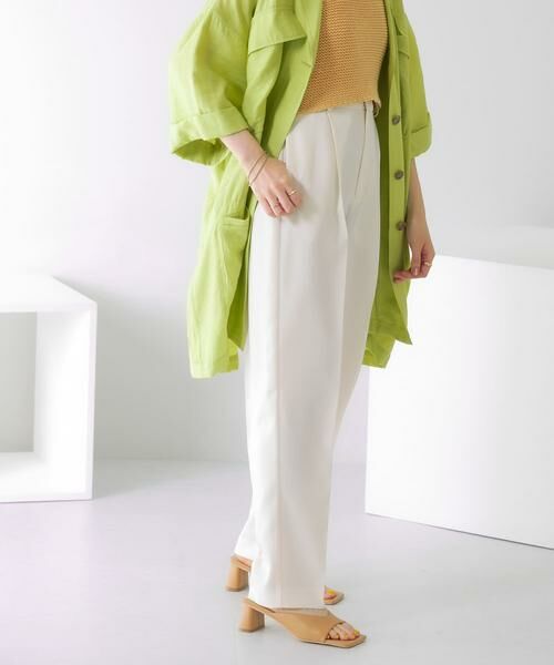 KBF / ケービーエフ その他パンツ | illi　ワンタックセンタープレスパンツ | 詳細17