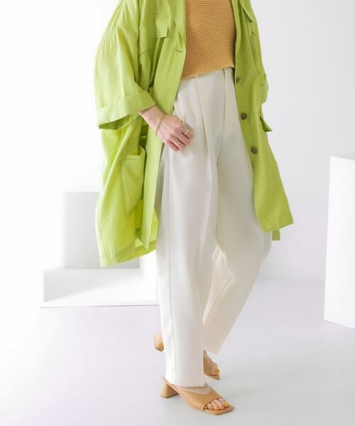 KBF / ケービーエフ その他パンツ | illi　ワンタックセンタープレスパンツ | 詳細18