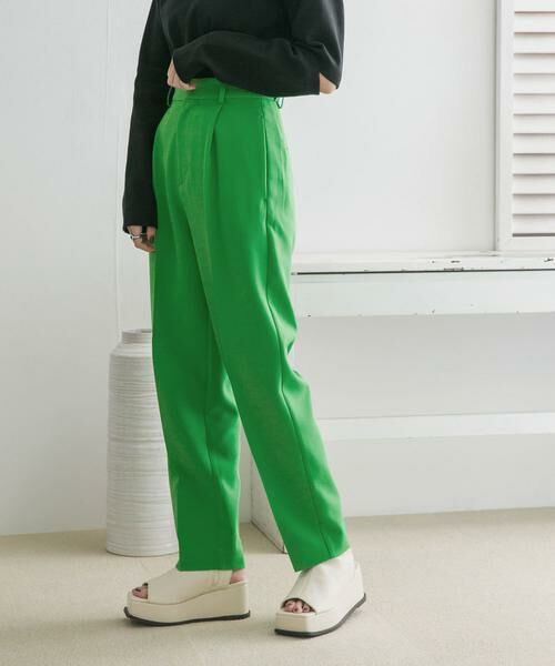 KBF / ケービーエフ その他パンツ | illi ワンタックセンタープレスパンツ | 詳細2