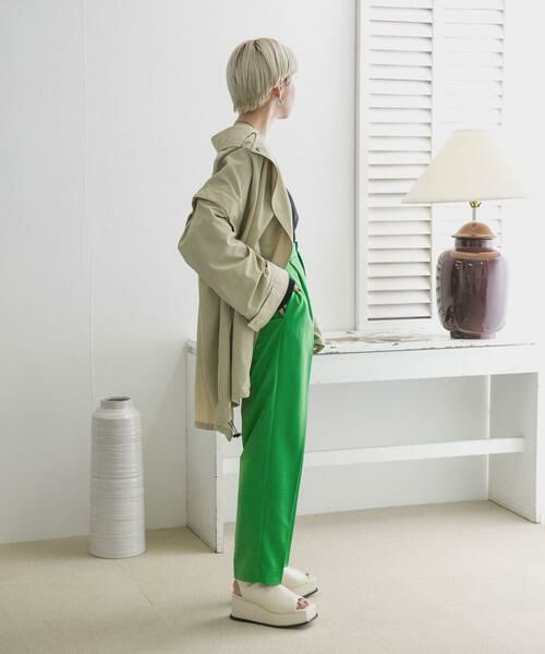 KBF / ケービーエフ その他パンツ | illi ワンタックセンタープレスパンツ | 詳細8