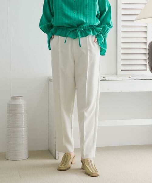 KBF / ケービーエフ その他パンツ | illi ワンタックセンタープレスパンツ | 詳細14