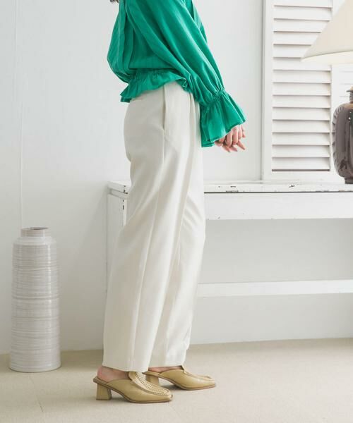 KBF / ケービーエフ その他パンツ | illi ワンタックセンタープレスパンツ | 詳細15