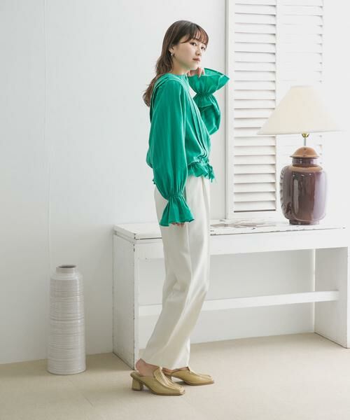 KBF / ケービーエフ その他パンツ | illi ワンタックセンタープレスパンツ | 詳細19