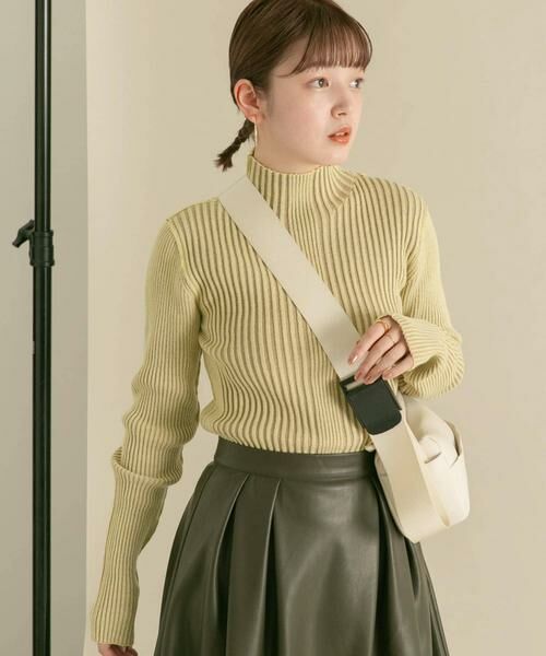 KBF / ケービーエフ ニット・セーター | 『UR TECH』illi　ランダムRIBハイネックニット | 詳細10