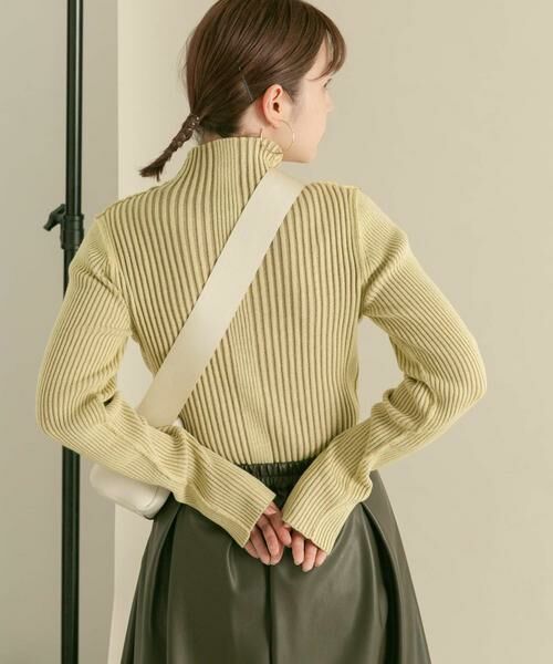 KBF / ケービーエフ ニット・セーター | 『UR TECH』illi　ランダムRIBハイネックニット | 詳細12