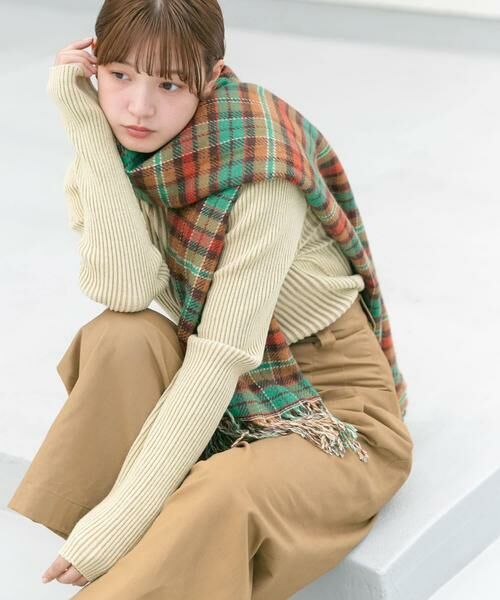 KBF / ケービーエフ ニット・セーター | 『UR TECH』illi　ランダムRIBハイネックニット | 詳細4