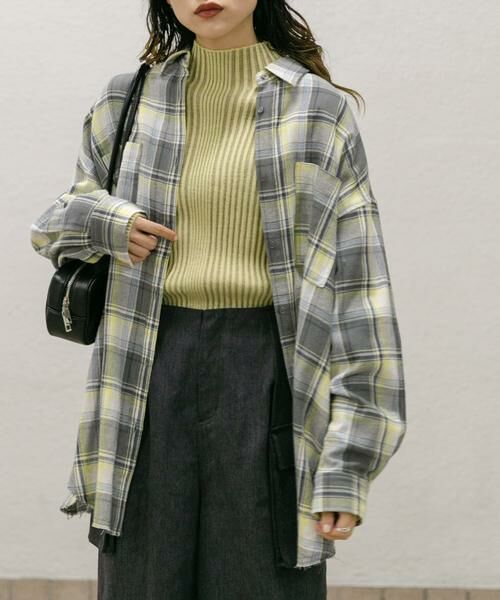 KBF / ケービーエフ ニット・セーター | 『UR TECH』illi　ランダムRIBハイネックニット | 詳細7