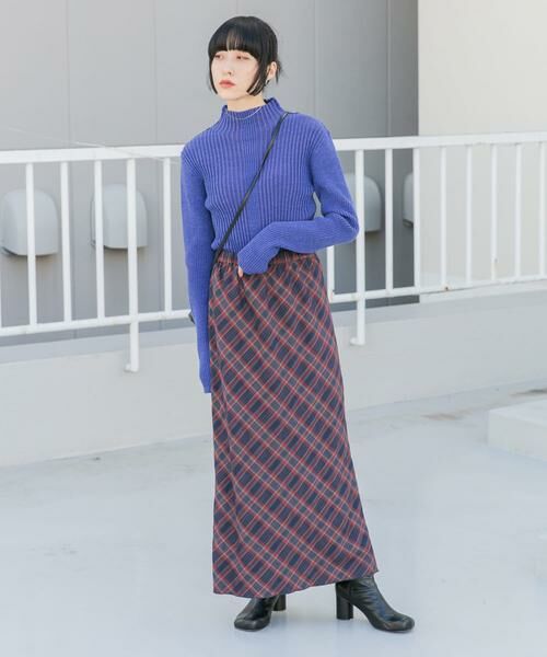 KBF / ケービーエフ ニット・セーター | 『UR TECH』illi　ランダムRIBハイネックニット | 詳細24