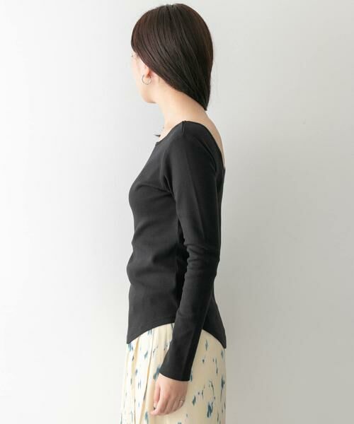 KBF / ケービーエフ Tシャツ | KBF+　バックオープンロンTシャツ∴ | 詳細8