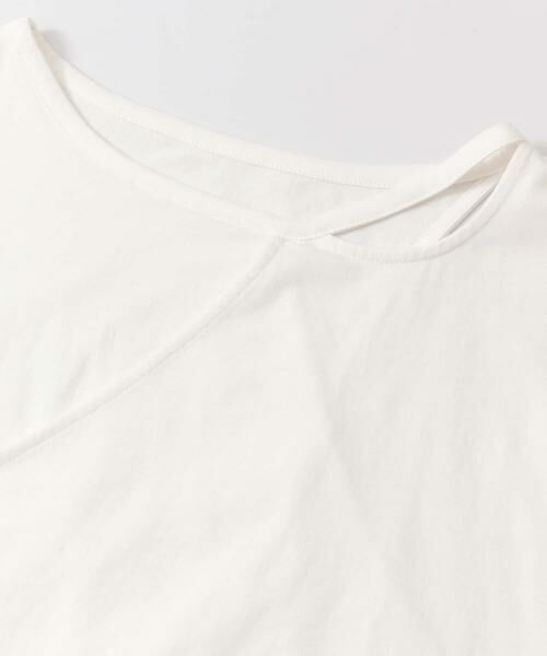 KBF / ケービーエフ Tシャツ | KBF+　アシメレイヤードカットアウトロングTシャツ∴ | 詳細14