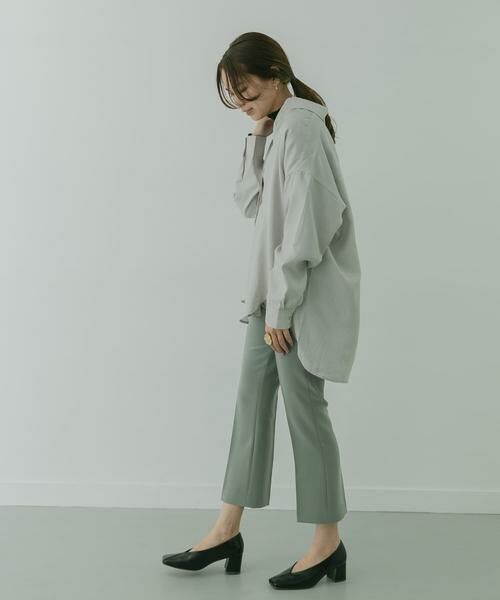 KBF / ケービーエフ その他パンツ | KBF+　プレススリムフレアパンツ∴ | 詳細5