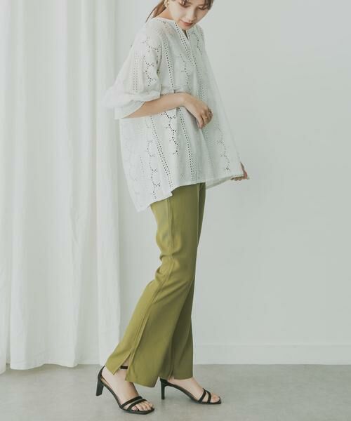 KBF / ケービーエフ その他パンツ | KBF+ セミフレアカラーパンツ | 詳細2