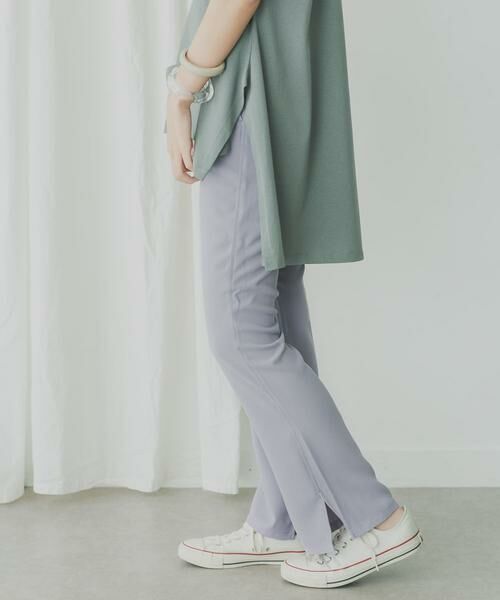 KBF / ケービーエフ その他パンツ | KBF+ セミフレアカラーパンツ(ラベンダー)