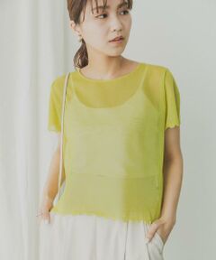 KBF / ケービーエフ ニット・セーター | KBF+　シアーダメージニット