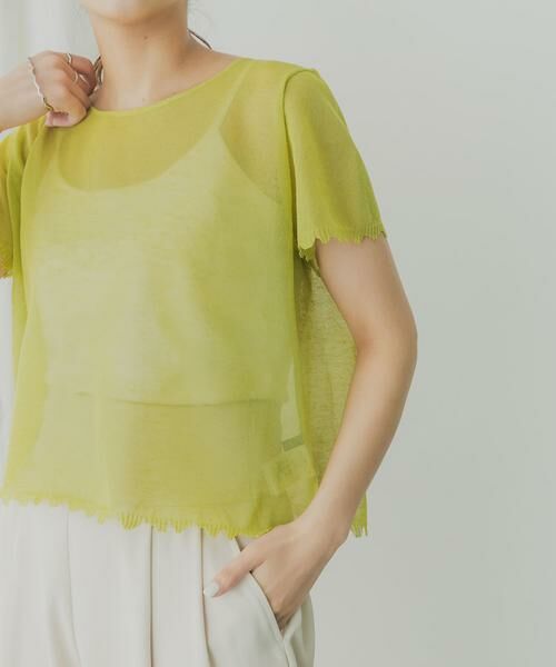 KBF / ケービーエフ ニット・セーター | KBF+　シアーダメージニット | 詳細1