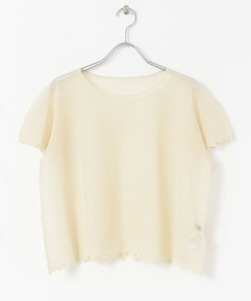 KBF / ケービーエフ ニット・セーター | KBF+　シアーダメージニット | 詳細16