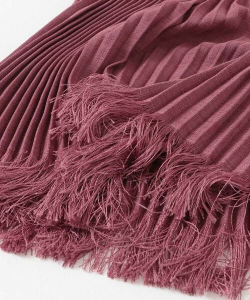 KBF / ケービーエフ スカート | KBF+　リネンライクフリンジプリーツスカート | 詳細9