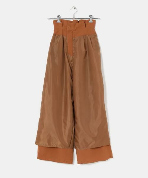 KBF / ケービーエフ その他パンツ | KBF+　ウエストタックワイドパンツ∴ | 詳細4