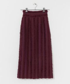 KBF / ケービーエフ スカート | KBF+　ハイウエストフリンジタイトスカート∴