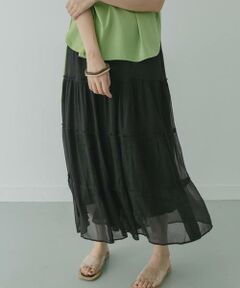 KBF / ケービーエフ スカート | KBF+　シアーティアードスカート∴